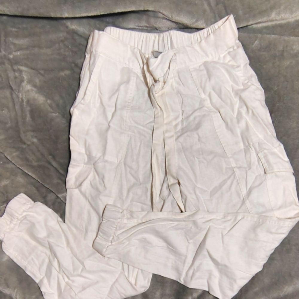 Men's White Casual Pants Soho street sz Medium